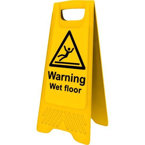 Heavy Duty A Frame 'Warning Wet Floor' (POS4702)